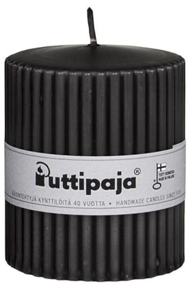 Puttipaja® Puttipaja Vekkikynttilä 8 cm musta | Alk. 6,85 €