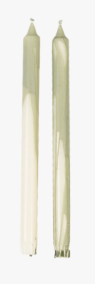 Moments Overdripped 2pk kruunukynttilä vihreä | Alk. 11,95 €