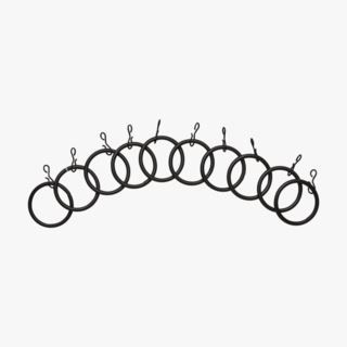 hemtex Agaton verhorenkaat 10 kpl musta | Alk. 2,00 €