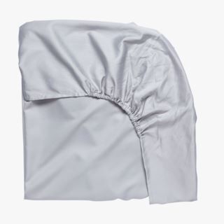 hemtex Soft Satin muotoonommeltu aluslakana vaaleanharmaa