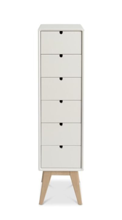 Kiteen Notte korkea lipasto, valkoinen | Alk. 529,00 €