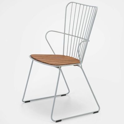 Houe, Paon ruokapöytätuoli valkoinen/taupe teräs | Alk. 251,00 €