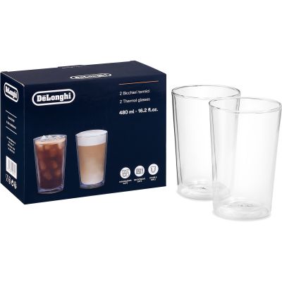 DeLonghi Kaksiseinäinen termoslasi 480 ml 2-pakkaus | Alk. 25,00 €