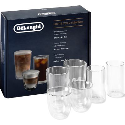 DeLonghi Kaksiseinäinen lasi 6-pakkaus | Alk. 57,00 €