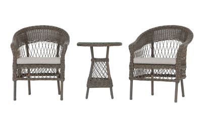 Vilja parvekesetti luonnonväri, beige pehmusteet | Alk. 499,00 €