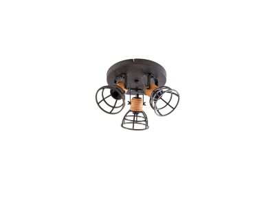 Lindby - Arinthea 3 Kattovalaisin Wood/Black Lindby | Alk. 46,90 €