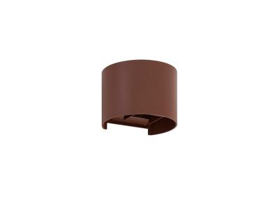 Lindby - Nivar Round LED Ulko Seinävalaisin Rust Brown Lindby