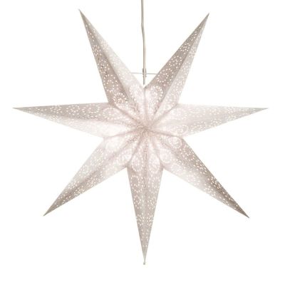 Star Trading Antique joulutähti 60 cm valkoinen | Alk. 28,80 €
