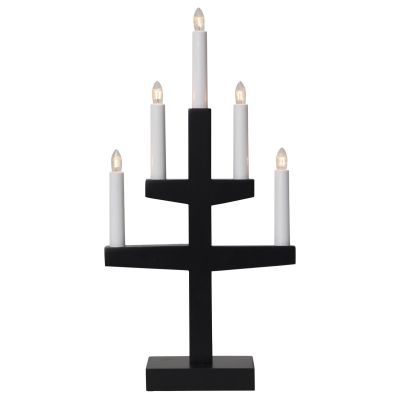 Star Trading Trapp adventtikynttilänjalka 46 cm Musta | Alk. 21,90 €