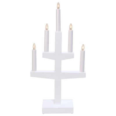 Star Trading Trapp adventtikynttilänjalka 46 cm Valkoinen | Alk. 21,90 €