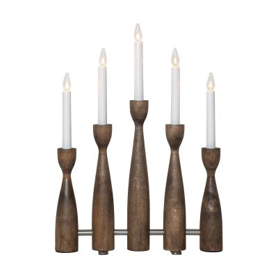 Star Trading Midja 2.0 -adventtikynttelikkö Saksanpähkinä | Alk. 79,90 €