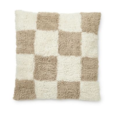 Boel & Jan Claudia tyynyliina 45x45 cm Beige-valkoinen | Alk. 17,18 €