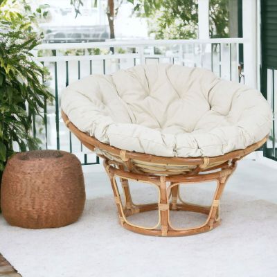 Eureka Rio korituoli pehmusteella luonnonväri/valkoinen | Alk. 235,00 €