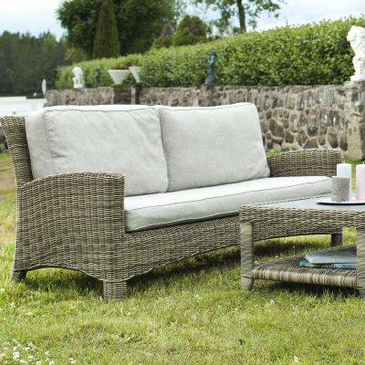 Hillerstorp Dallas 3-istuttava sohva harmaa/beige | Alk. 1 231,00 €