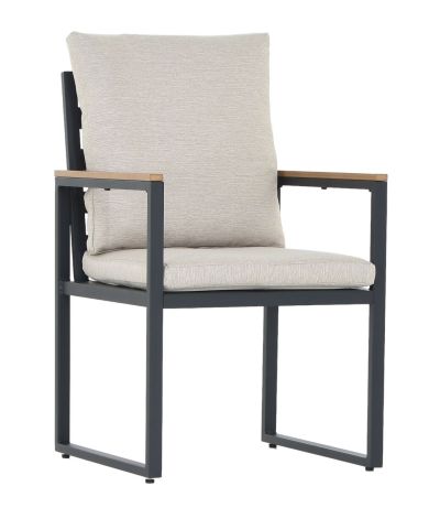 Veke Aava tuoli antrasiitti, hiekka pehmusteet