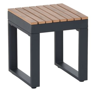 Veke Aava apupöytä/jakkara 40x40 cm antrasiitti/ ruskea | Alk. 129,00 €