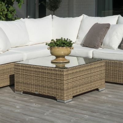 Hillerstorp Valencia polyrottinki sohvapöytä 80x80x40cm