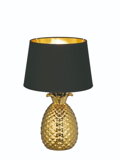 Trio Pineapple pöytävalaisin 43 cm kulta/musta | Alk. 59,90 €