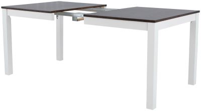 Veke Moona pöytä 90x140+40 valkoinen/pähkinä | Alk. 525,00 €