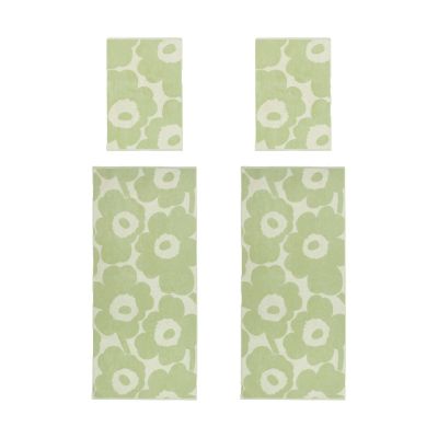 Marimekko Unikko pyyhesetti Off white-sage | Alk. 97,00 €