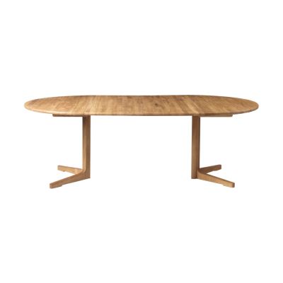 FDB Møbler C69E Ruokapöytä 2 jatkolevyllä Oak nature oiled | Alk. 3 428,00 €