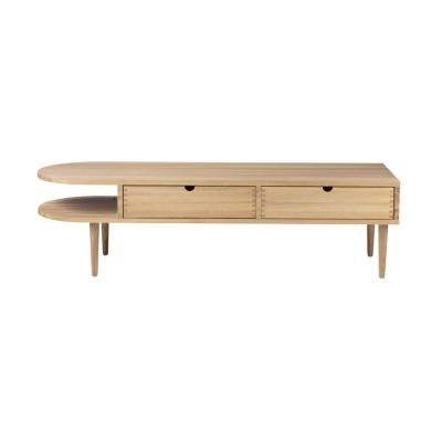 FDB Møbler F24 Radius penkki Oak nature lacquered 45x145 cm | Alk. 1 268,10 €