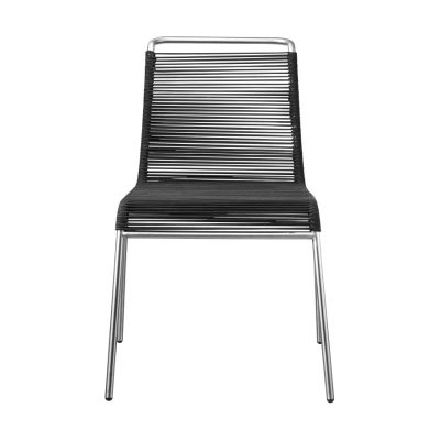 FDB Møbler M20 Teglgård Cord Chair tuoli Black-stainless steel | Alk. 385,90 €