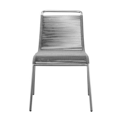 FDB Møbler M20 Teglgård Cord Chair tuoli Light grey mixed-stainless steel | Alk. 345,00 €