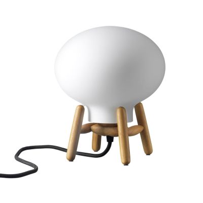 FDB Møbler U6 Hiti Mini pöytävalaisin Opal glass-oak nature lacquered | Alk. 161,10 €