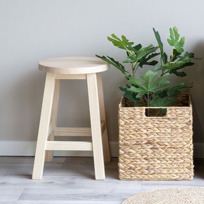 House Nordic Casablanca jakkara Ø35 cm luonnonväri | Alk. 32,90 €