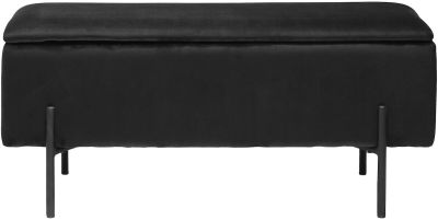 House Nordic Watford penkki säilytystilalla samettinen musta | Alk. 179,00 €
