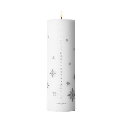 Georg Jensen Vuoden 2024 kalenterikynttilä 25 cm Silver | Alk. 16,00 €
