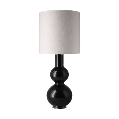 Flavia Lamps Augusta-pöytävalaisin mustalla lampunjalalla Babel Beige M | Alk. 230,09 €