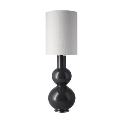 Flavia Lamps Augusta-pöytälamppu harmaalla lampunjalalla Babel Beige L | Alk. 440,09 €