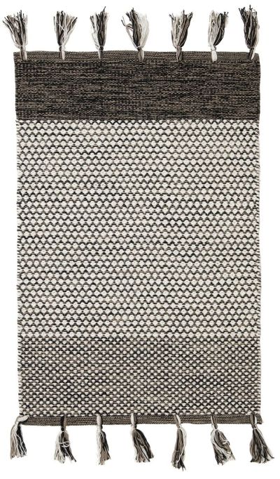 Mattokymppi Hilla puuvillamatto 80x250 cm musta | Alk. 79,00 €