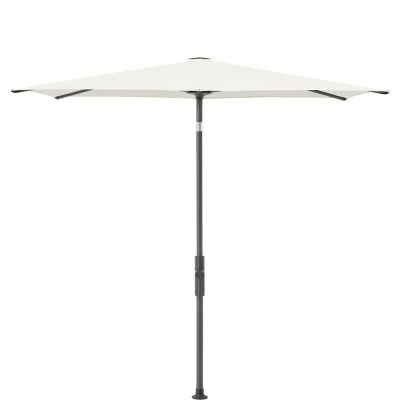 Glatz, Twist parasoll 210x150 cm anthracite Cat.4 404 White