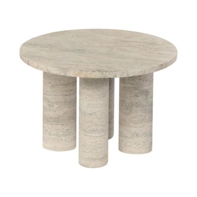 blomus Volos sohvapöytä S Ø52 cm Travertine