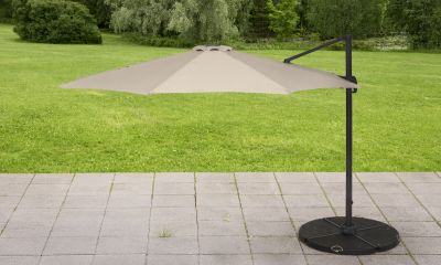 4Living Roman sivuvarjo 3m pyörivä beige | Alk. 179,00 €