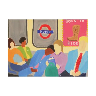 Paper Collective Born To Ride -juliste 50x70 cm