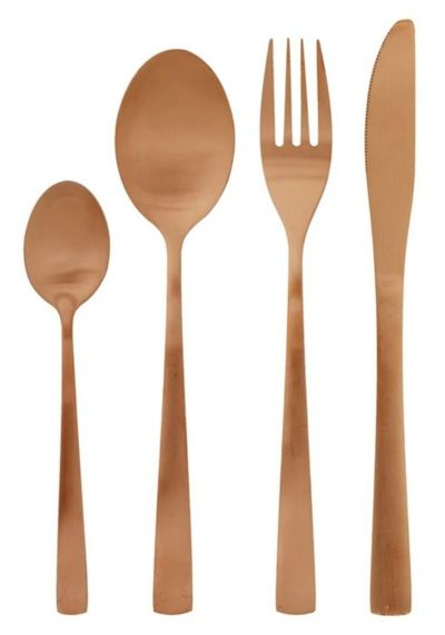 Day Aterimet 16-osainen matta kupari | Alk. 29,00 €