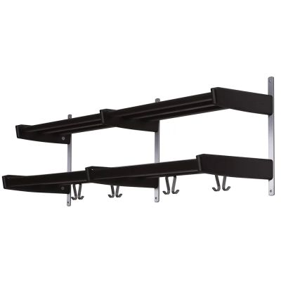 Oscarssons Möbel, Meja Hattuhylly 115 cm 2 hyllyä Mustaksi värjätty tammi | Alk. 524,00 €