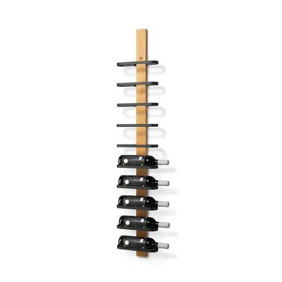 Oscarssons Möbel, Mazzi viinihylly 10 pulloa Öljytty tammi / Matt Black Steel | Alk. 288,00 €