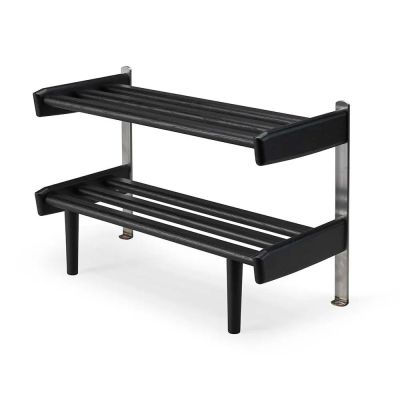 Oscarssons Möbel, Meja Kenkähylly Lattia 59 cm Mustaksi värjätty tammi | Alk. 261,00 €