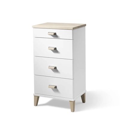 Oscarssons Möbel, Malva lipasto H76 B40 cmValkoinen lakka/valkoinen öljytty tammi | Alk. 694,00 €