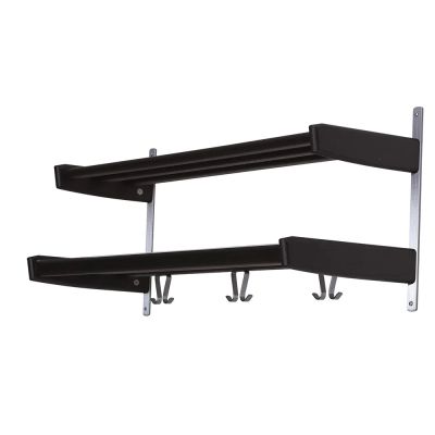 Oscarssons Möbel, Meja Hattuhylly 90 cm 2 hyllyä Mustaksi värjätty tammi | Alk. 334,00 €