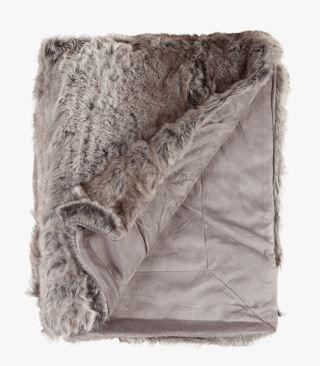 hemtex Wolf päiväpeitto harmaa