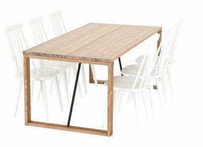 Veke Honka-Lotta 6-hengen ruokailuryhmä antiikki/valkoinen | Alk. 1 062,00 €
