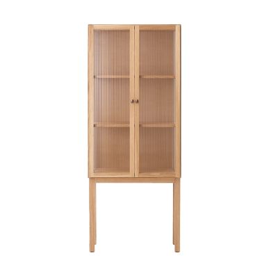 Audo Copenhagen Curiosity kaappi lasiovilla 168 cm Oak | Alk. 2 078,00 €