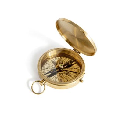 Authentic Models Fickkompass mässing