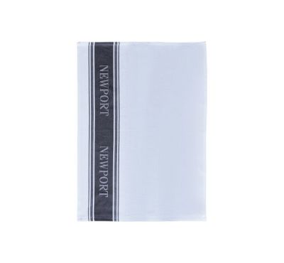 Newport Provence-keittiöpyyhe, valkoinen/harmaa | Alk. 12,60 €